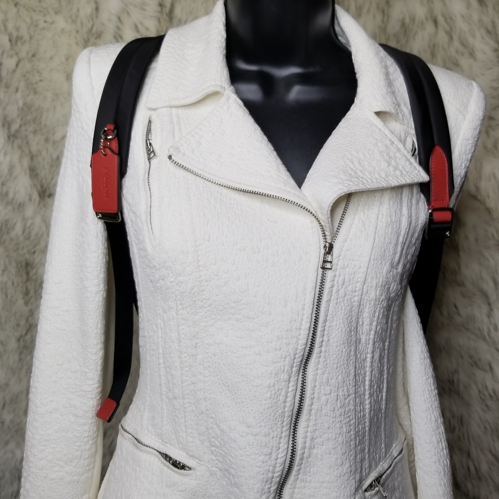 Coach UNISEX BACKPACK SIGNATURE LEATHER DEBOSSED - Picture 7 of 12